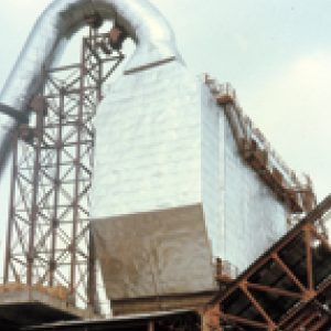 On a clinker cooler in a cement plant