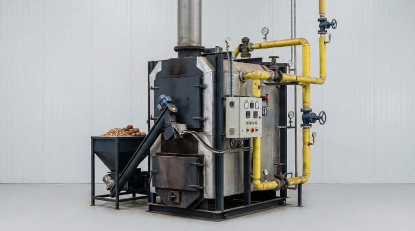 Industrial biomass fired thermal oil heater system in Malaysia using renewable fuel